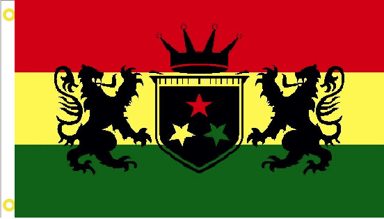 JAMAICA Rasta Flag Rasta Two Lions flag New 5×3 Feet Polyester