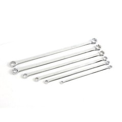 Extra Long Box End Wrench Set, Metric Durable Aviation Spanner 6PCS CRV 8 – 19mm