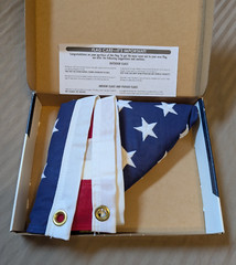 United States US Flag Flying the Colors of Quality 50 Star 3′ x 5′ + Box
