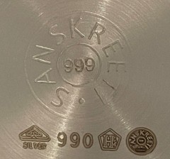 999 Pure Silver Hallmarked Bowl – Style#03
