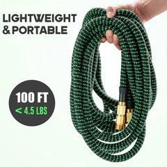 50FT 100FT 4X Stronger Deluxe Heavy Duty Expandable Flexible Garden Water Hose