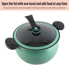 Micro Pressure Cooker Fast Cooking Cookware, 31 * 28 * 17cm Non Stick Microwa…