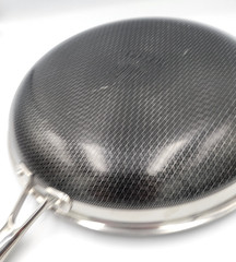 HexClad 12″ FRYING PAN with LID 12-Inch 12 Hybrid Non-Stick -Used Good Condition