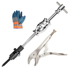 Locking Pliers Slide Hammer Puller Set, 9.8 in Locking Pliers 2 lb Slide