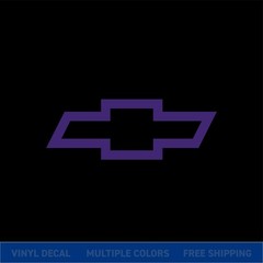 Chevy Bowtie Logo Vinyl Decal Sticker | Chevrolet Truck Car Window Graphic