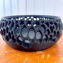“Virus” Catch-All Bowl, Modern Decorative Bowl, Unique Hole Design