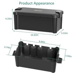 Waterproof Electrical Connection Box Outdoor Weatherproof Extension Cord Box