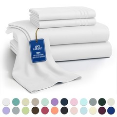 1800 Series 6 Piece Bedsheet Set Extra Soft Deep Pocket Hotel Luxury Bed Sheets