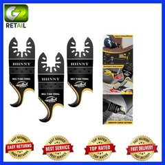 High Carbon Steel Hook Knife Oscillating Tool Blades – 3-Piece Set for Precision