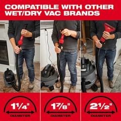 Milwaukee 49-90-2030 AIR-TIP Flexible Long Reach Crevice Tool Attachment