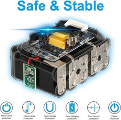 2Pack BL1860B 8.0AH For Makita 18V Battery Li-Ion BL1830 BL1850 BL1840 LXT Tools