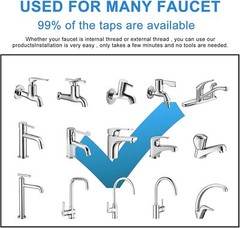 360 Degree Rotating Faucet Movable Kitchen Tap Head Water Saving Nozzle Sprayer