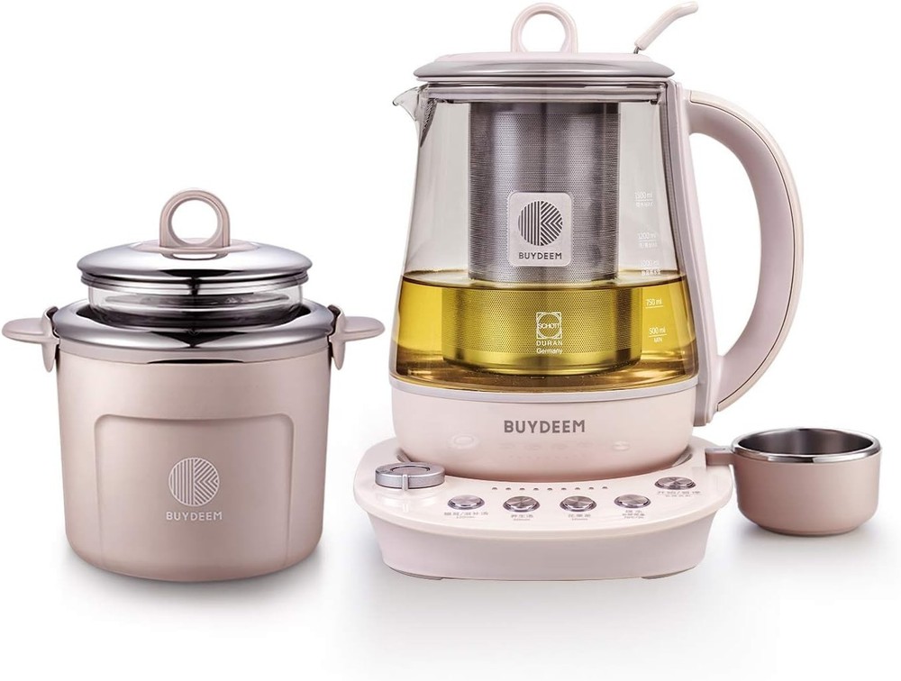 BUYDEEM K2693 Health Pot, Health-Care Beverage Electric Kettle, 1.5 L, Pink