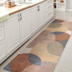 Jonathan Y Machine Washable Multi Runner Rug 2X8 Ft Pebble Geometric