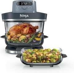 Crispi Pro 6-in-1 Glass Air Fryer | 450°F, Nontoxic, 6qt & 2.5qt Containers & Li