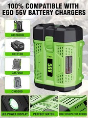 1~2PACK 56V 12.0Ah upgrade For EGO BA5600T Power + 56V 10Ah Lithium New Battery