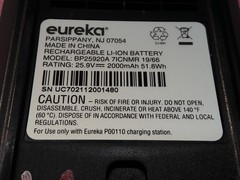 Eureka NEC480 Cordless Stick Vacuum Battery BP25920A – 30 DAYS