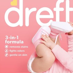 Dreft Stage 1 Newborn Baby Laundry Detergent Liquid, HE Compatible, 114 Loads, L