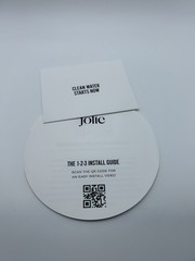 Jolie Filtered Showerhead Annual Pack w/4 Total Filter Refills Brushed Steel New