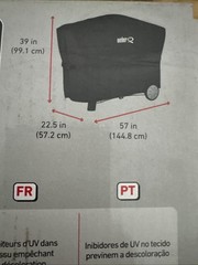 Weber Premium Grill Cover 7112 Fits Q2000 And Q3000 Series Black New In Package