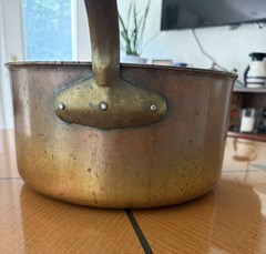 Vintage de Buyer Inocuivre 5-Piece Copper Cookware Set – Made in France