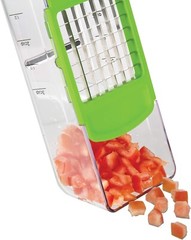 Vidalia Chop Wizard Fasted/Safest/Easiest Way to Chop or Dice Fruit, Vegetables