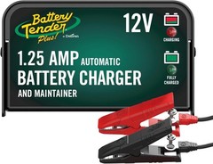 Battery Tender Plus 12V 1.25 AMP Car & Motorcycle Battery Charger and Maintainer