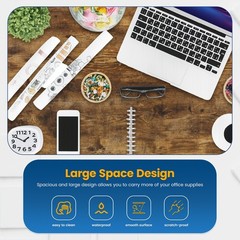 Computer Desk, 47 inches Home Office Desk Writing Study Table Modern Simple