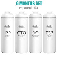 6 Months Set Water Filter Cartridge Replacement For SimPure T1-400UV RO System