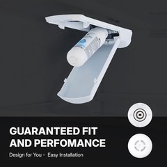 2 Pack LG LT1000P Refresh Refrigerator Ice Water Filter ADQ747935 GF-D706BSL US