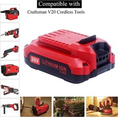 NEW FOR Craftsman CMCB202 V20 20 Volt Lithium ion Li-ion Battery 3.0 AH CMCB201