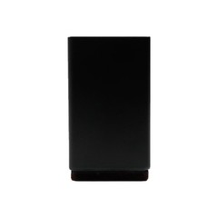 1 1/2 Inch Black Bed Risers Carbon Steel Metal Sofa Square Risers 4 Pack