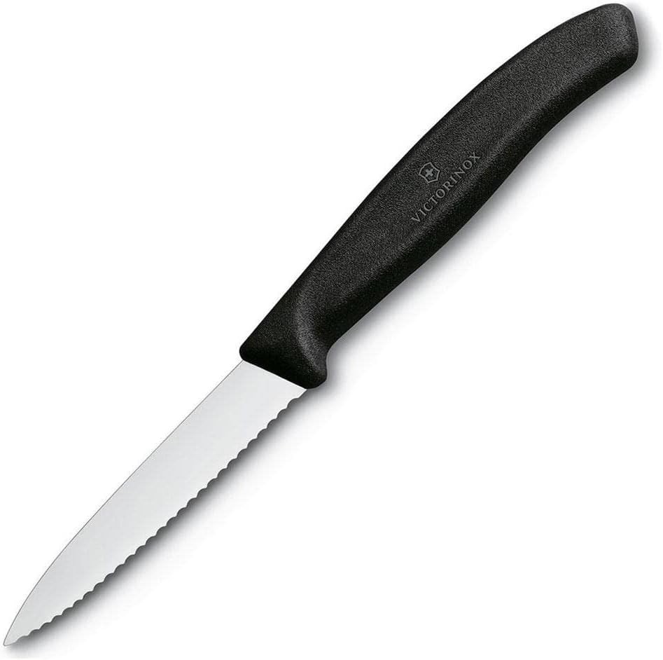 Victorinox 3.25 Inch Swiss Classic Paring Knife with Serrated Edge, Spear Point