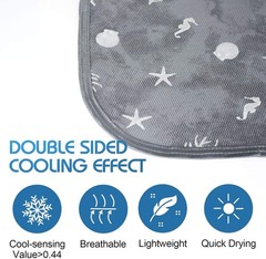 Ailemei Direct Cooling Blanket for Hot Sleepers, Double Sided Cold Effect, Queen