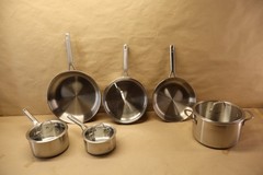 Calphalon 10-Piece Triple Layer Non-Toxic Stainless Steel Cookware Set