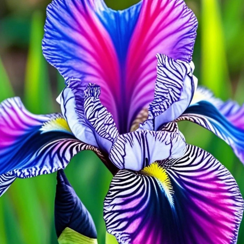 50 Iris Seeds Zebra Multi Color Much Less Money Than Bulbs ..