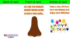 (9) DIFFERENT HUMOROUS GREETING CARDS WITH ENVELOPE. NOT AVAILABLE IN ANY STORE!