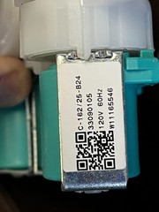 Washer Water Inlet Valve for Whirlpool Washing Machine Replaces W11165546