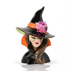 Pre-Order Halloween 15.5in Chic Witch Bust 29-30554