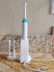 Oral B Braun Brush + Head Holder for oval base / countertop organizer Braun