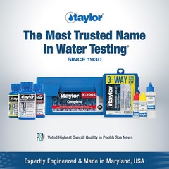 Taylor K-2006C Service Complete FAS-DPD Chlorine/Brom Pool Test Kit High Range