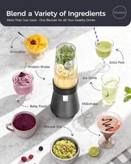 28oz Personal Blender with Detachable Attachment and Push Button Control
