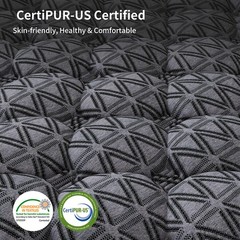 12″ 14″ Twin Full Queen King Mattress in a Box Gel Memory Foam Pocket Spring