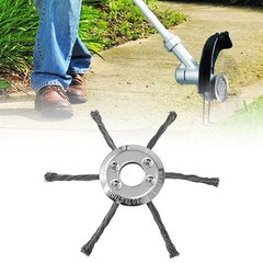 Wire Grass Trimmer Head Lawn Mower Brush Cutter Weed Eater Trimmer 6 Blades 7in