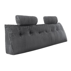 Headboard Pillow King Wedge Headboard Pillow with 2 Pockets & Headrests
