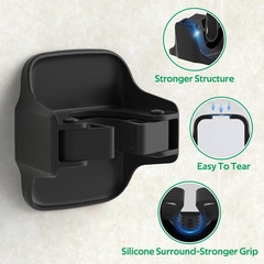 5 Pack Broom Holder Wall Mount Mop Grippers No Drilling Self Adhesive Anti-Slip