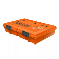 19 In. X 27 In. Outdoor/Indoor Bulletin Board Permit Box Orange Color