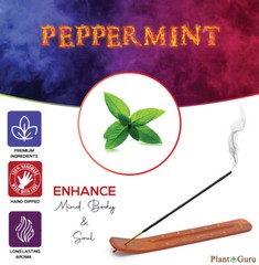 PEPPERMINT Incense Sticks 11″ Bulk Pack Wholesale Hand Dipped Lot