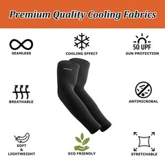 4 Pairs Arm Sleeves for Men Women | UPF 50 Cooling UV Sun Protection | Sports