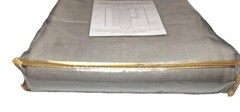 India’s Heritage Fog(Grayish) Lined Curtain 55% Linen, 45% Cotton Panel 51″ x96″